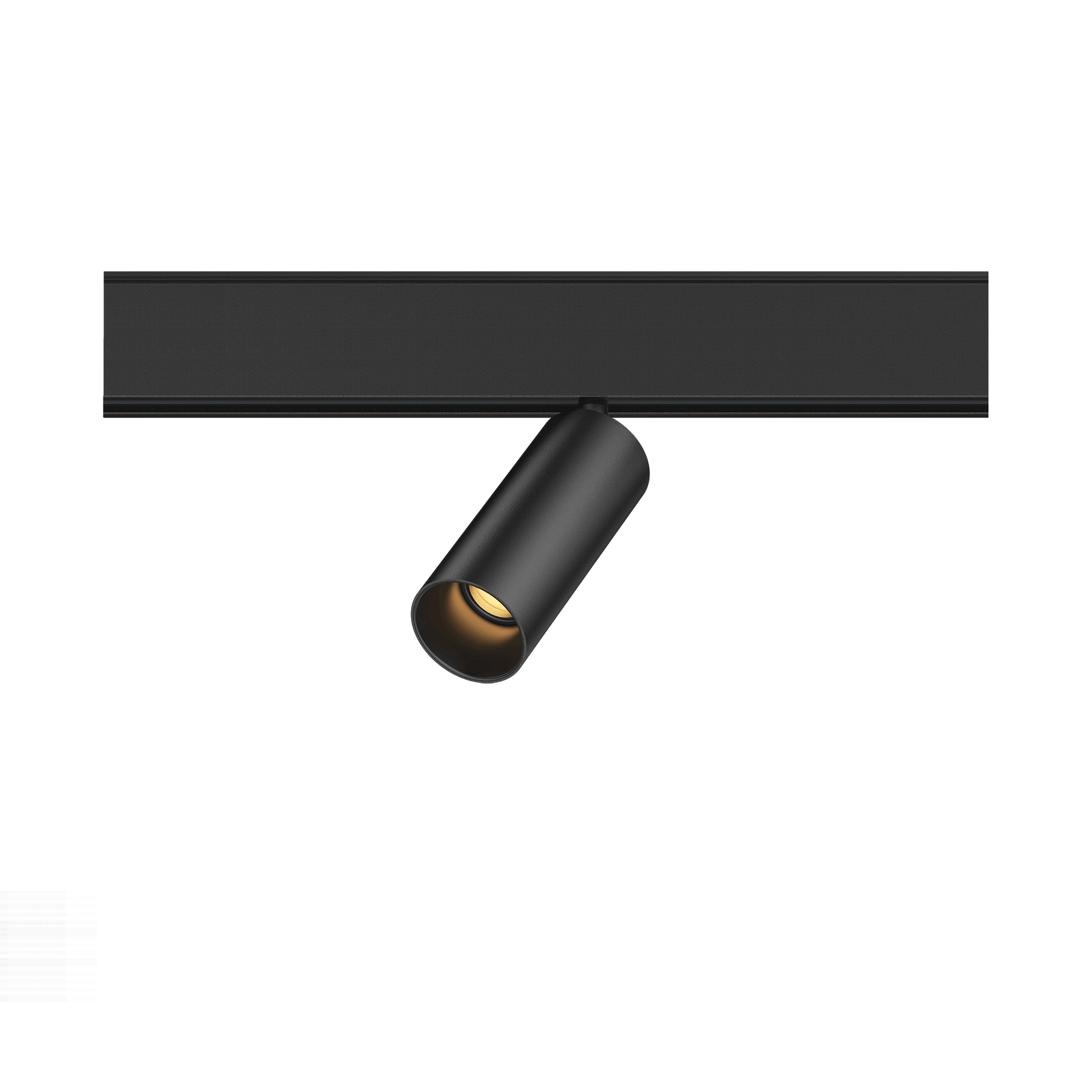 Black version of the Dea Juno-Q2 XS with black matt reflector, a 48V track spot designed by Karizma Luce.