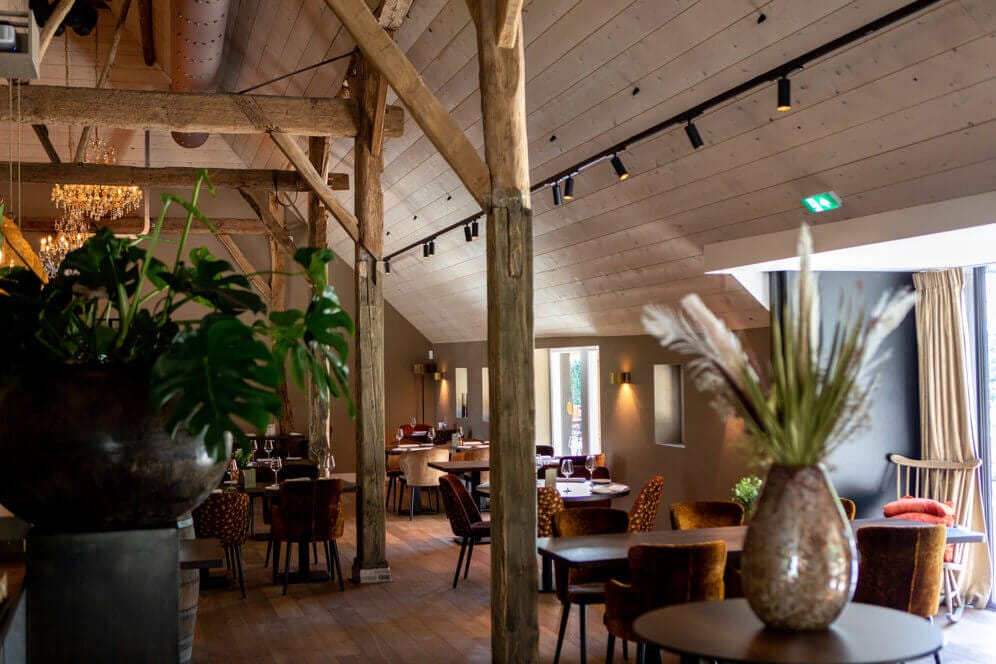 restaurant in old building