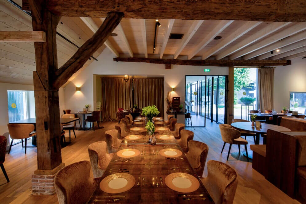 Restaurant in old building