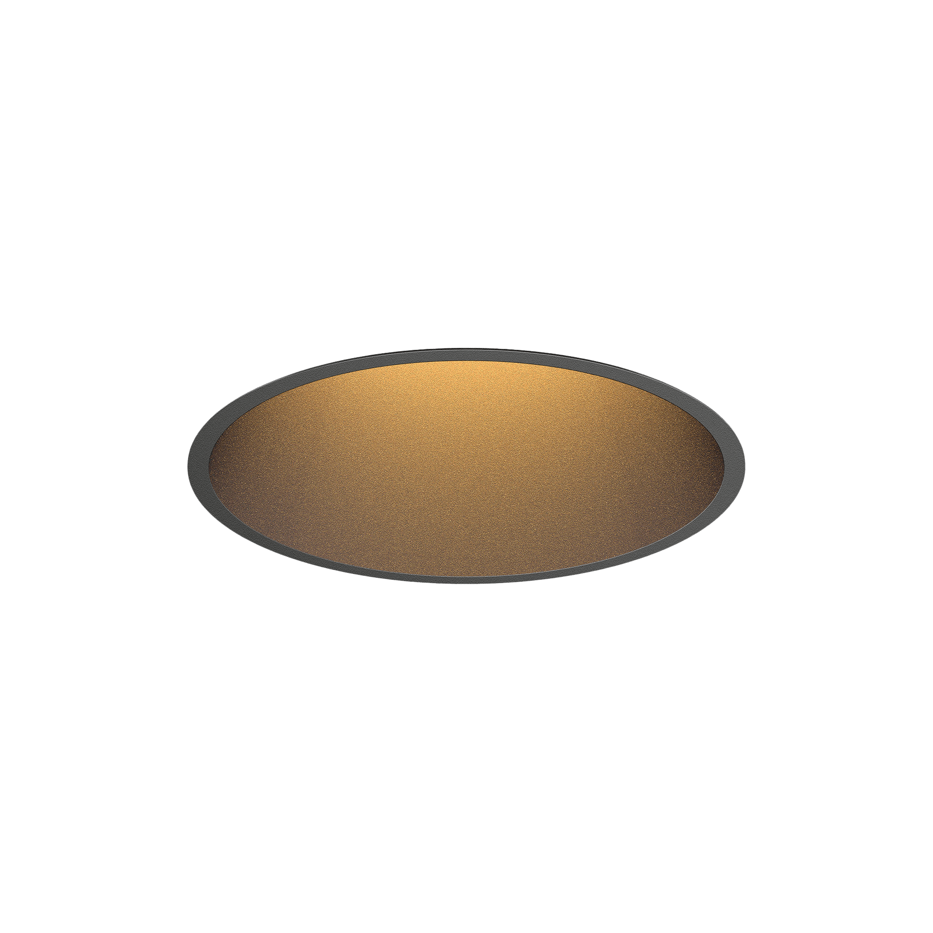 Black version of the Profondo Basso, a fixed recessed luminaire designed by Karizma Luce.