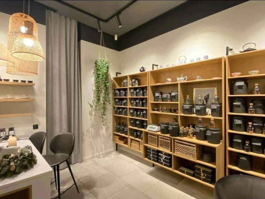 Cabinet in store lit up by Tesoro