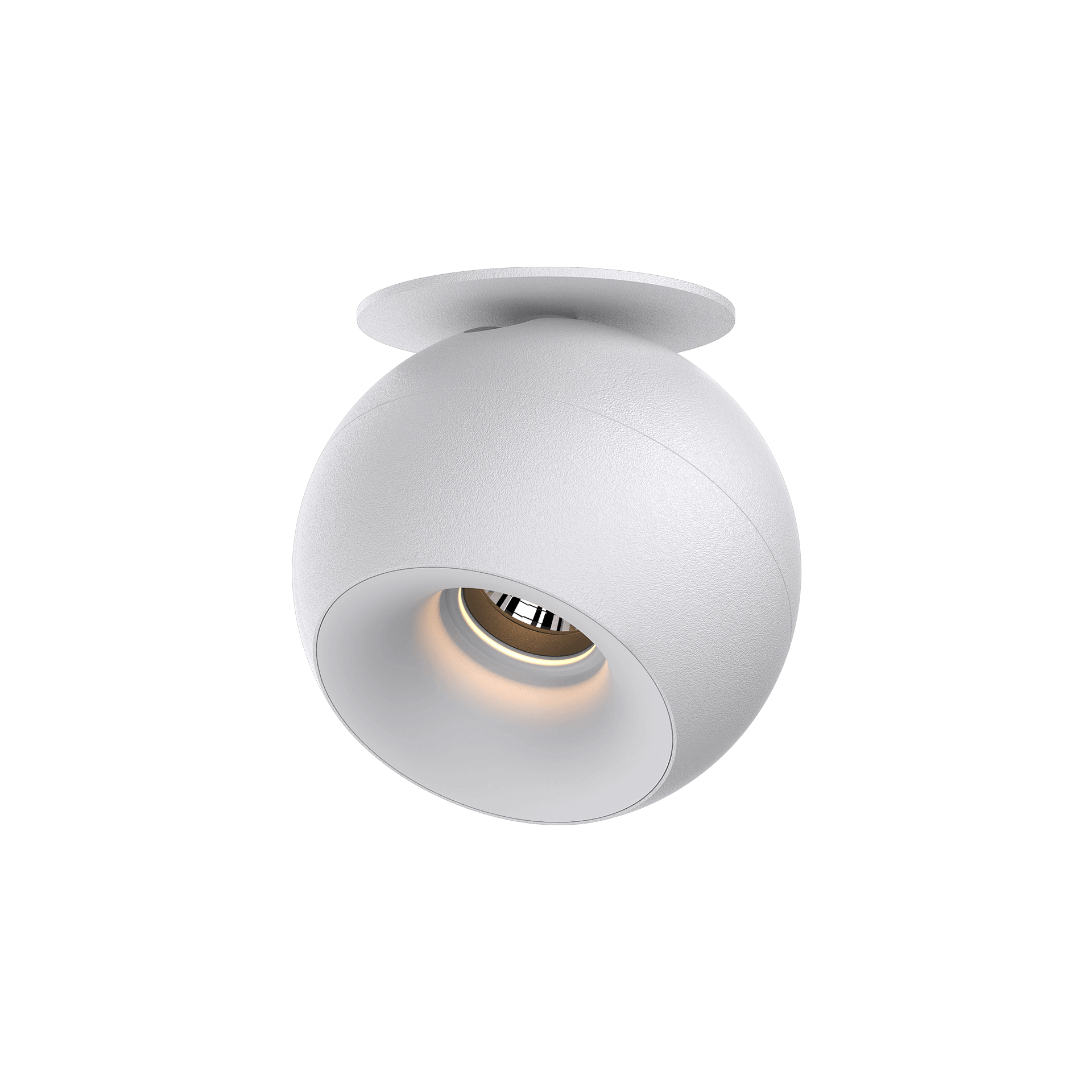 White version of the Dea Eros S TU-in with white reflector, a surface-mounted luminaire designed by Karizma Luce.