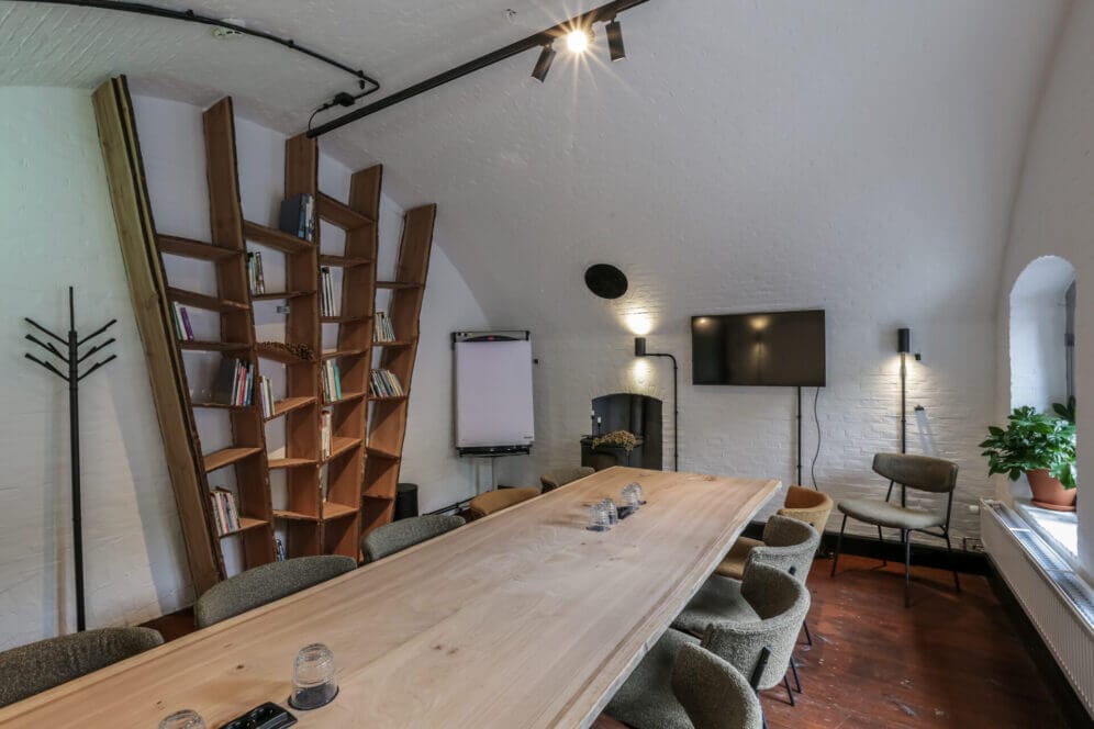 Meeting room with large table