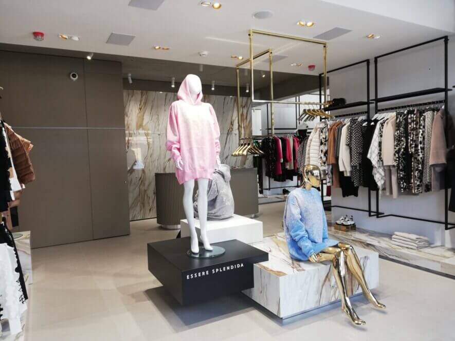 Store with clothing