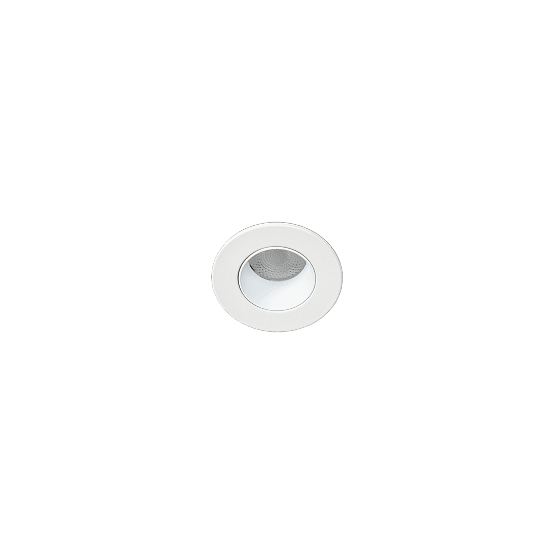 White version of the Casa XXS, a fixed recessed luminaire designed by Karizma Luce.