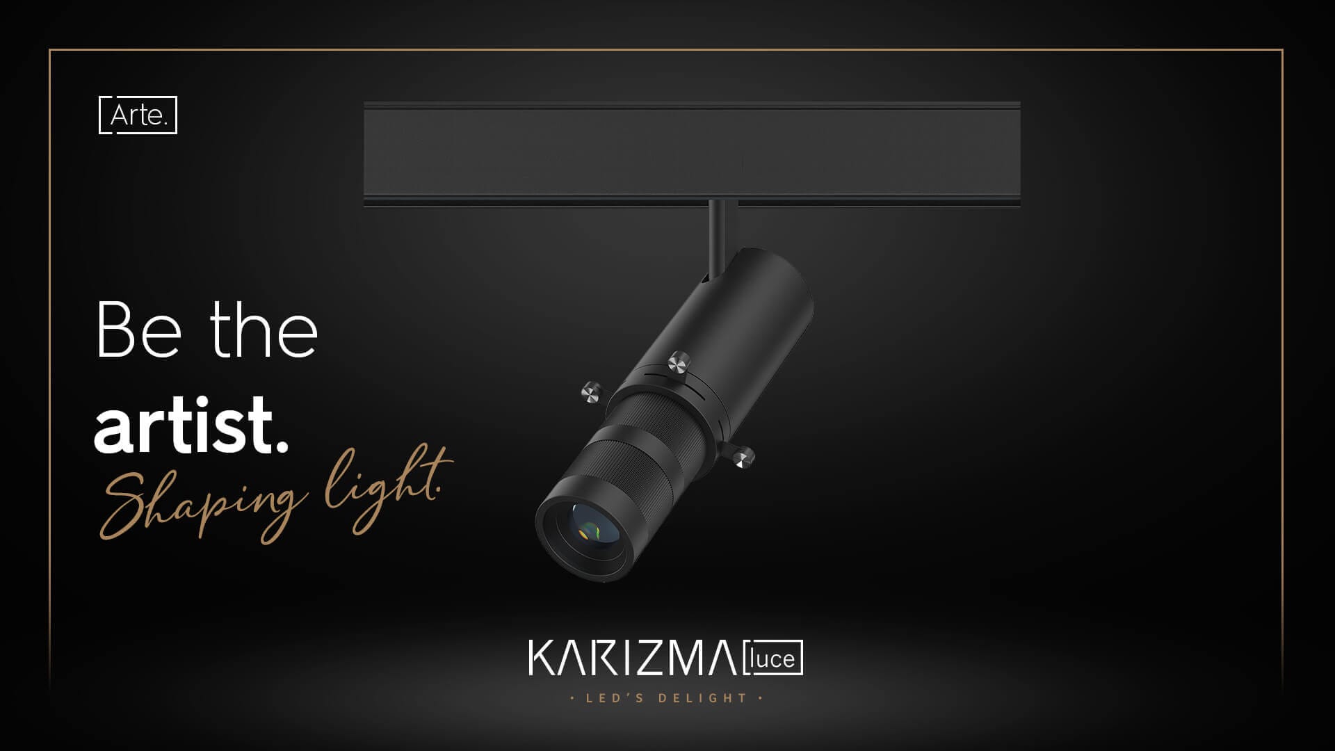 NEW | Arte. Contour spotlight with gobo option.