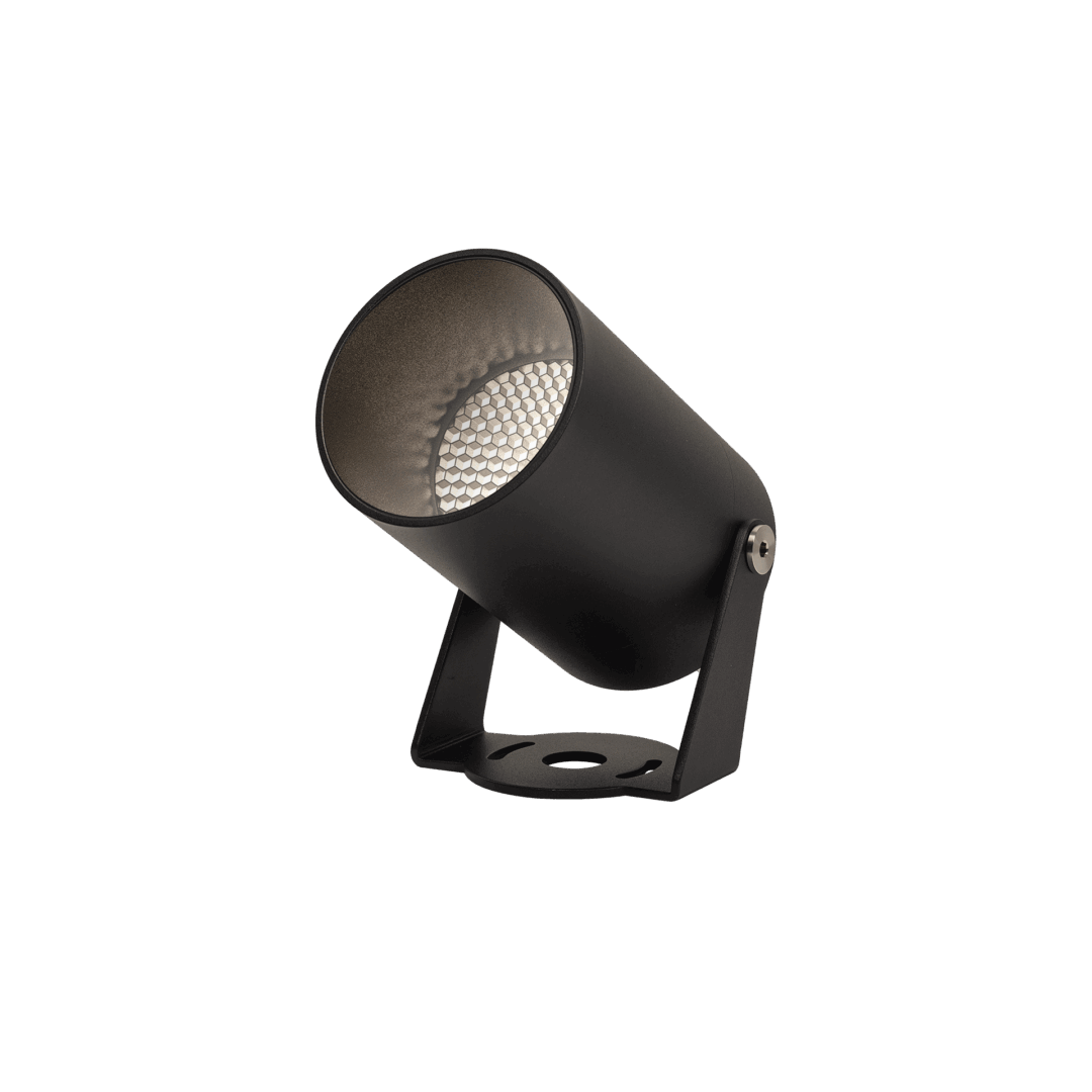 Black version of the Artemis L, an outdoor luminaire designed by Karizma Luce.