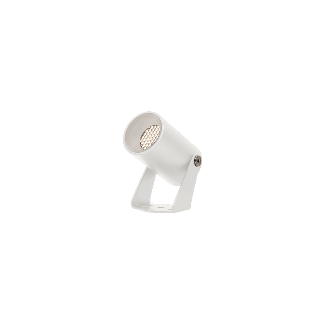 White version of the Artemis S, an outdoor luminaire designed by Karizma Luce.