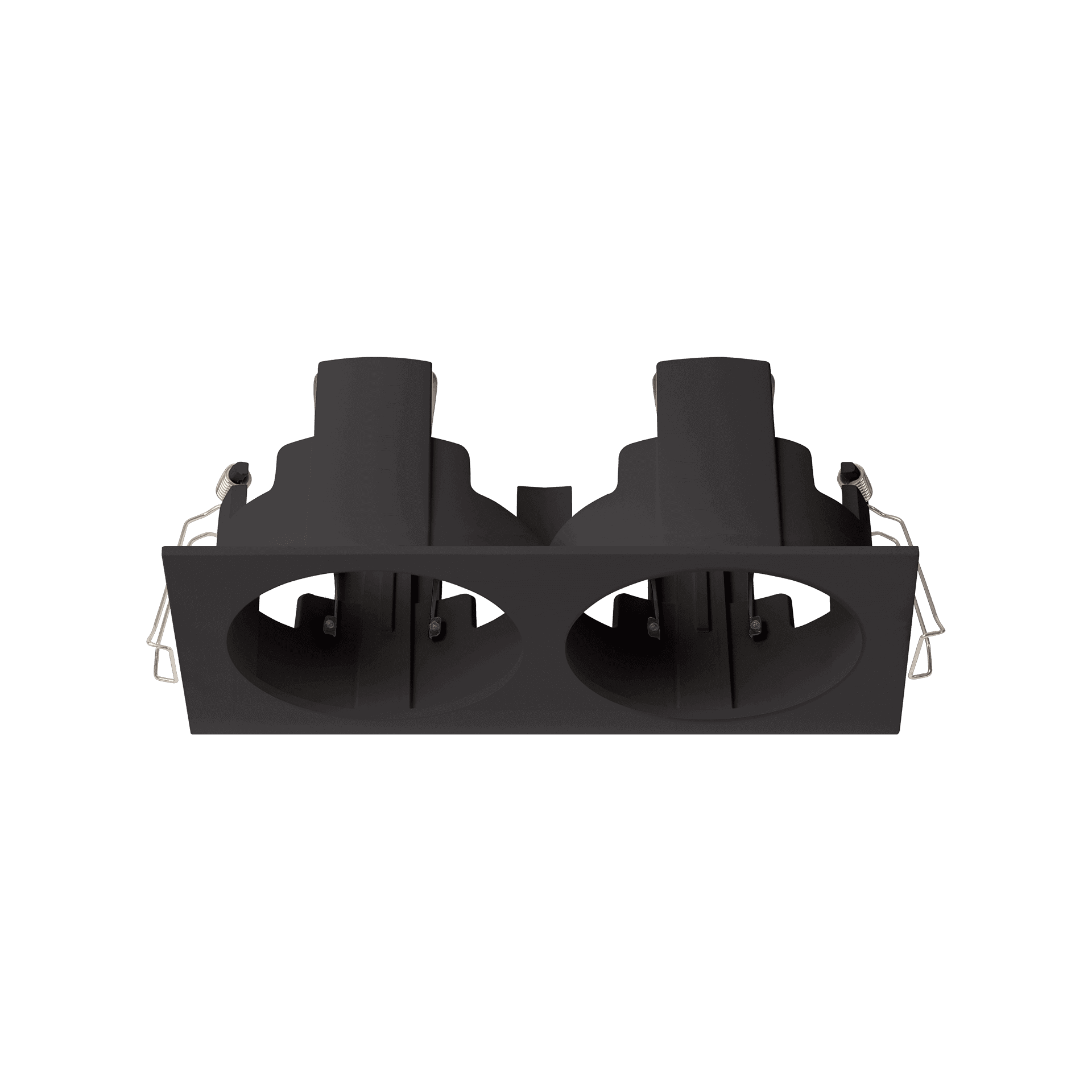 Black version of the Dea Athena M T Quadra Rondo duo, a versatile modular system designed by Karizma Luce.