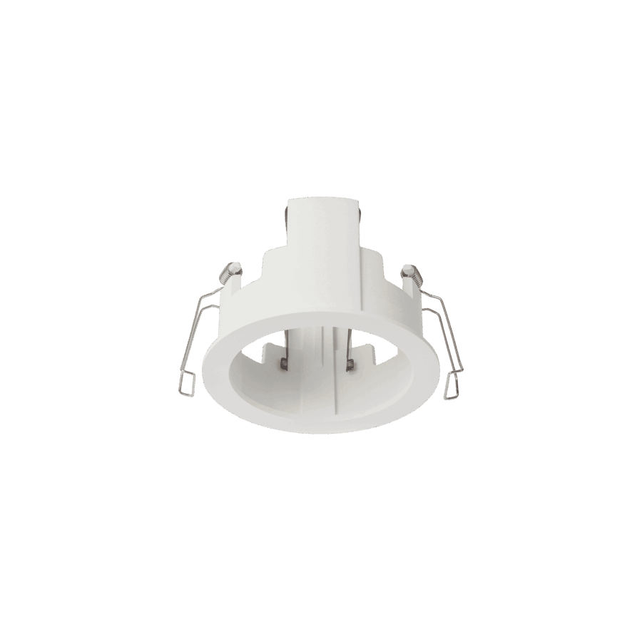 White version of the Dea Athena M T Rondo Rondo, a versatile modular system designed by Karizma Luce.