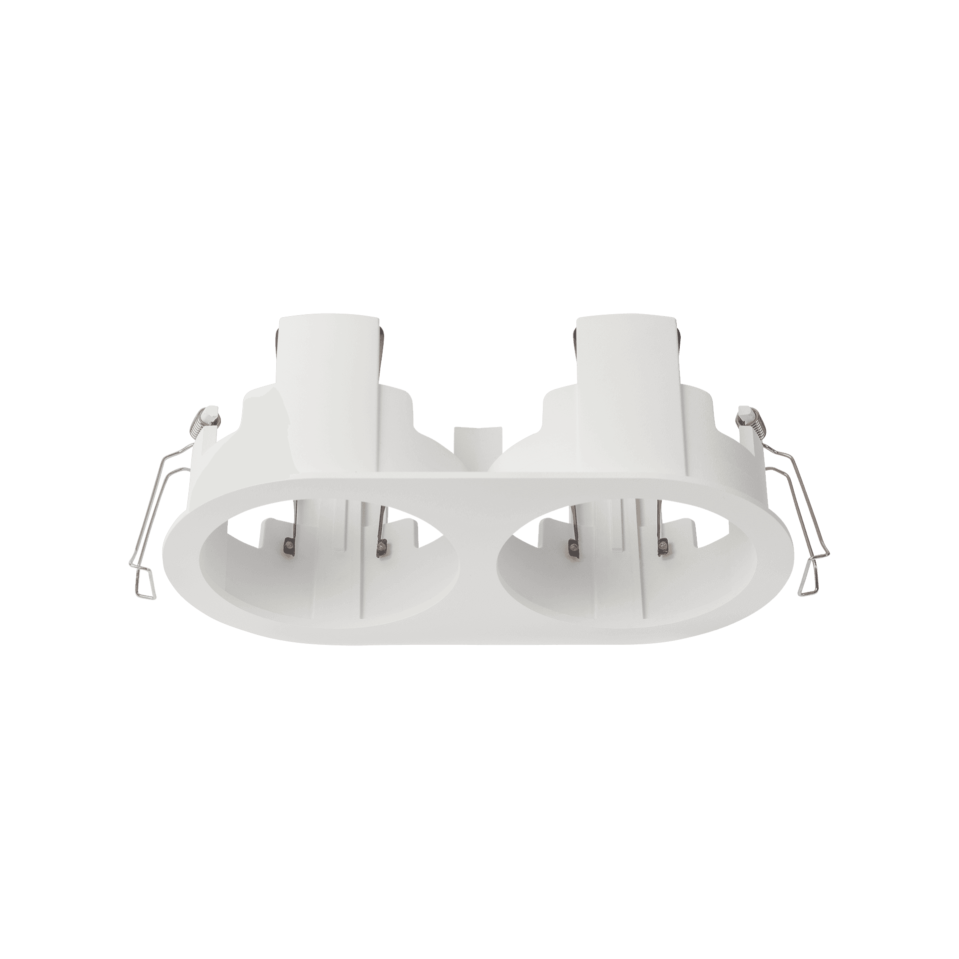 White version of the Dea Athena M T Rondo Rondo duo, a versatile modular system designed by Karizma Luce.