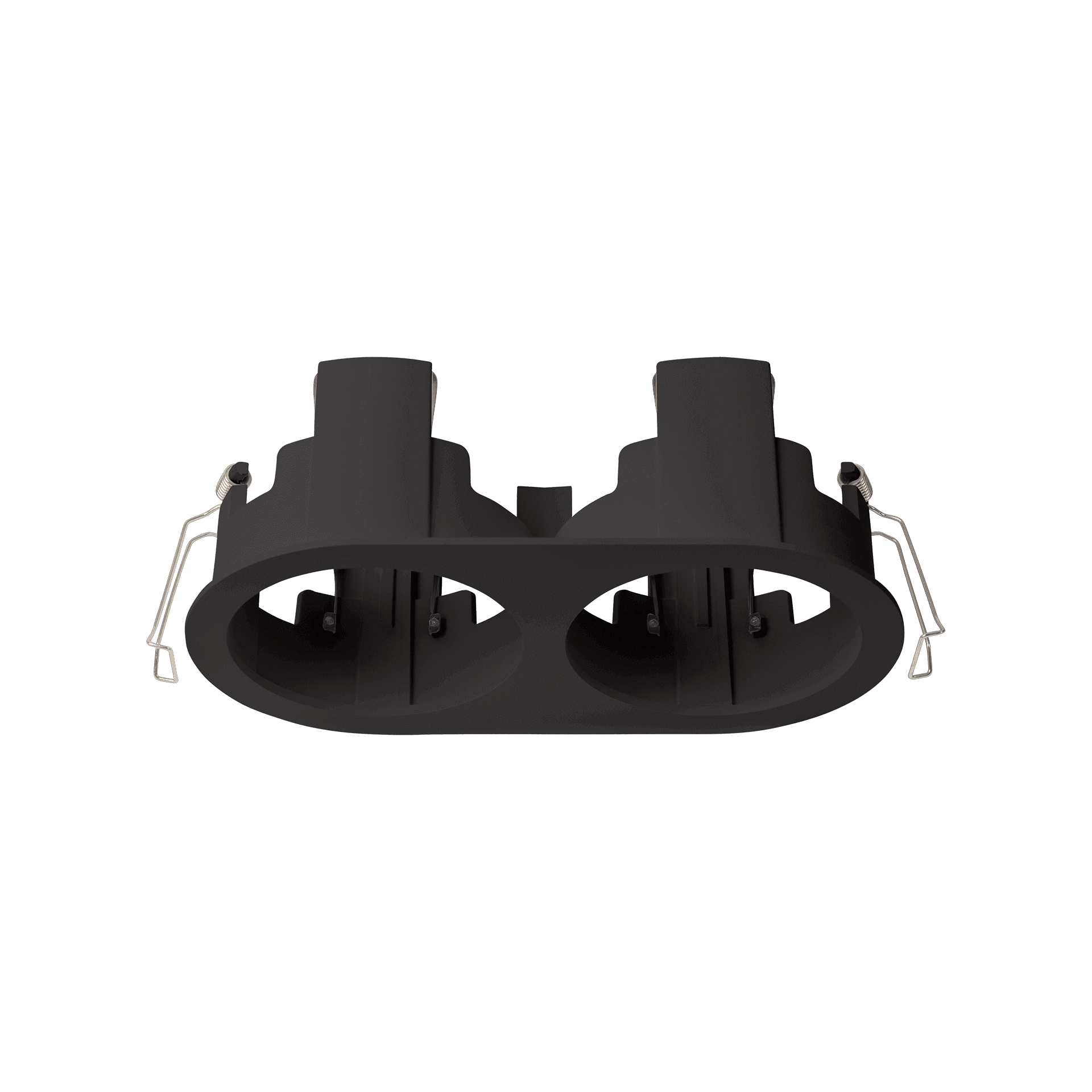 Black version of the Dea Athena M T Rondo Rondo duo, a versatile modular system designed by Karizma Luce.