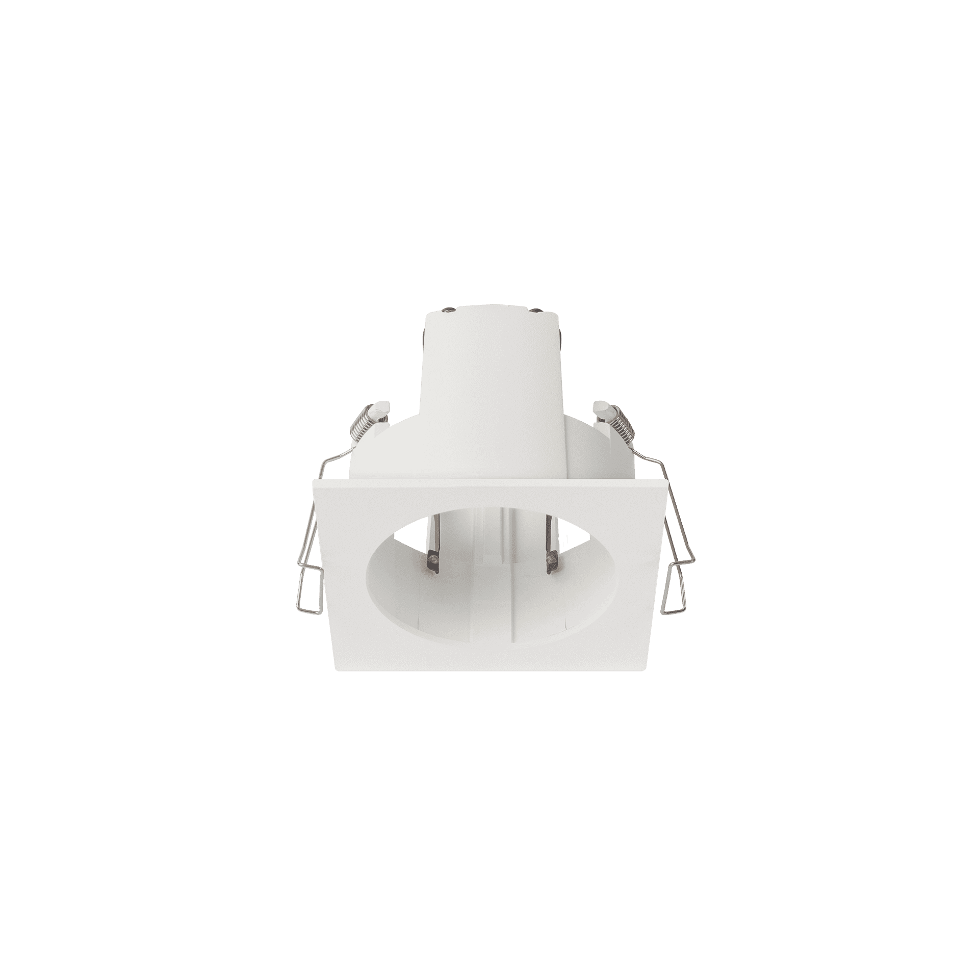 White version of the Dea Athena S T Quadra Rondo, a versatile modular system designed by Karizma Luce.