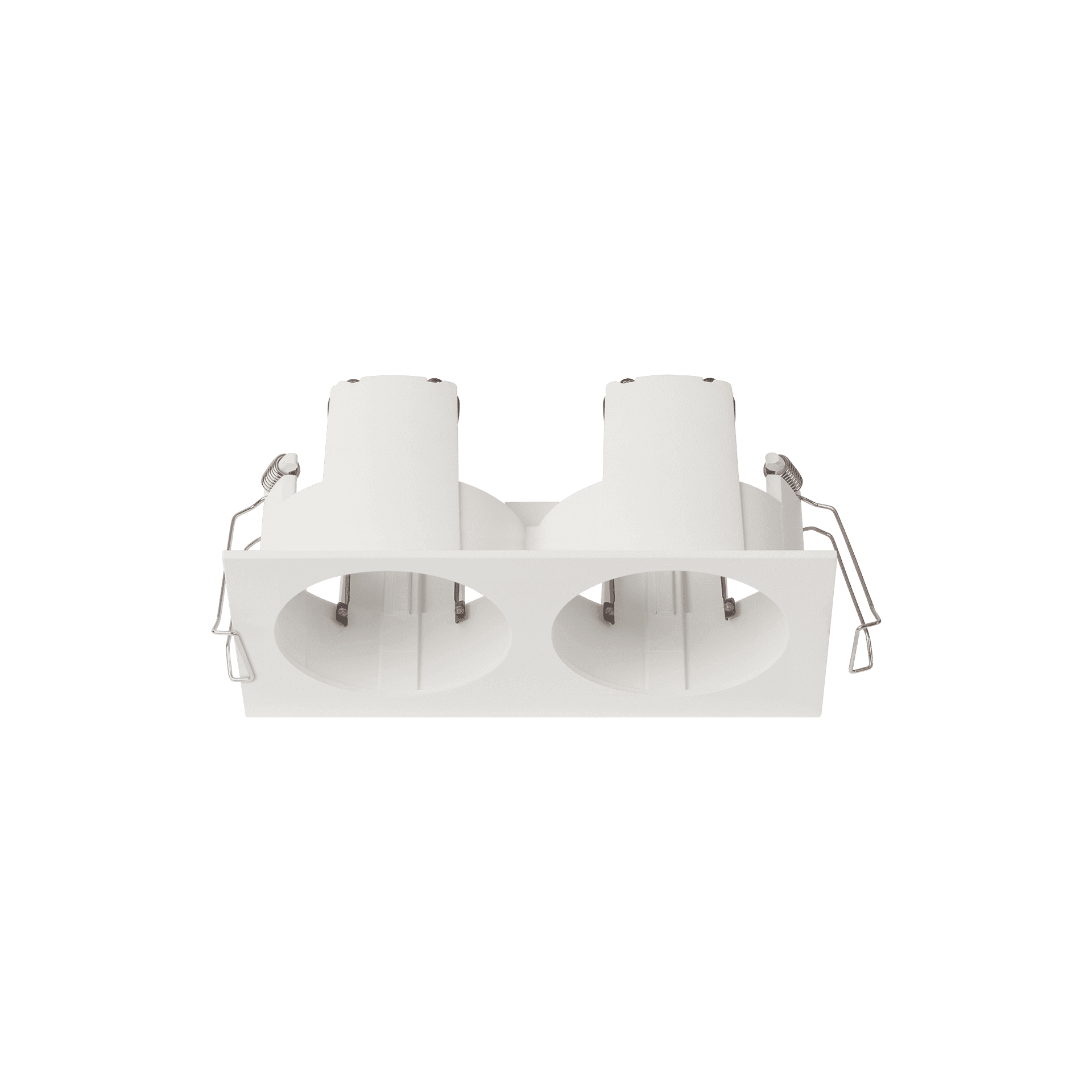 White version of the Dea Athena S T Quadra Rondo duo, a versatile modular system designed by Karizma Luce.