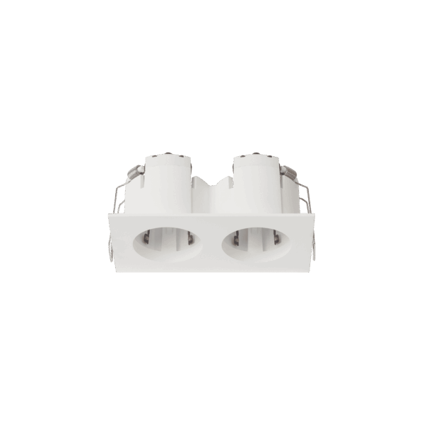 White version of the Dea Athena XS T Quadra Rondo duo, a versatile modular system designed by Karizma Luce.