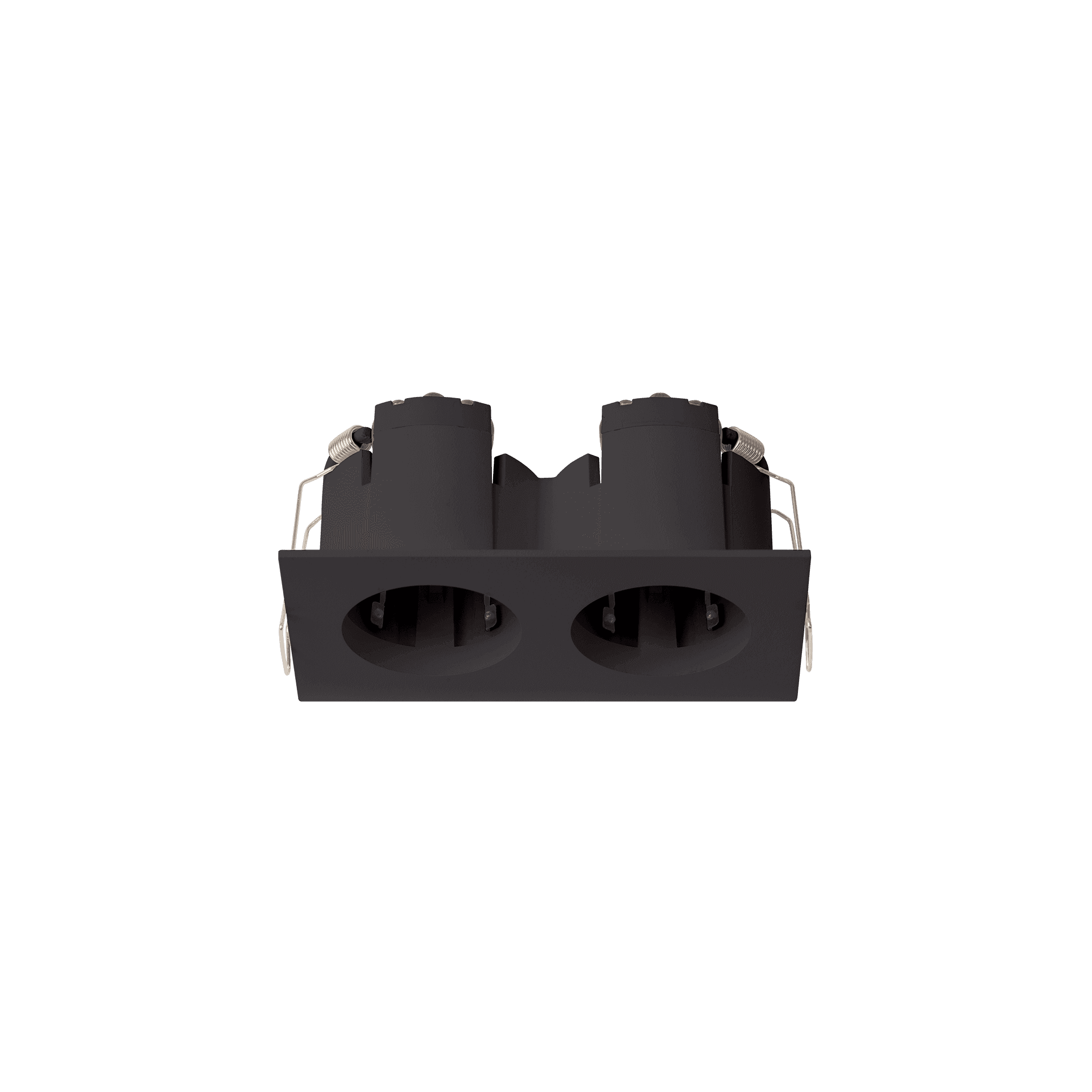 Black version of the Dea Athena XS T Quadra Rondo duo, a versatile modular system designed by Karizma Luce.