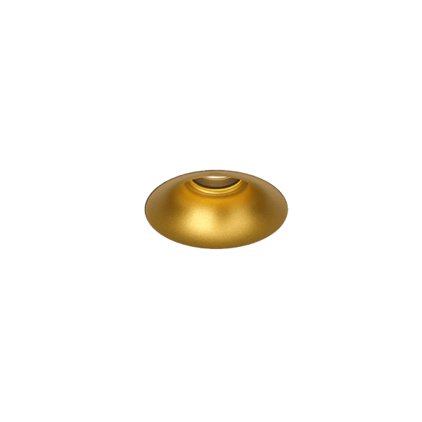 Dea Diana S with golden reflector, a fixed downlight designed by Karizma Luce.