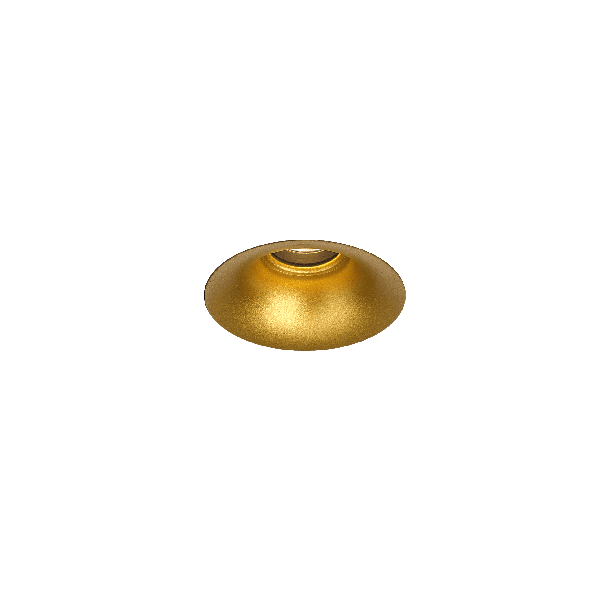 Dea Diana S with golden reflector, a fixed downlight designed by Karizma Luce.