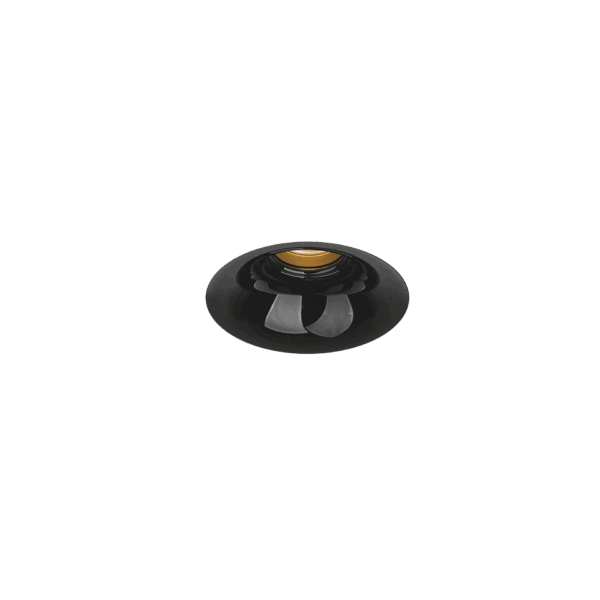 Dea Diana S with black gloss reflector, a fixed downlight designed by Karizma Luce.