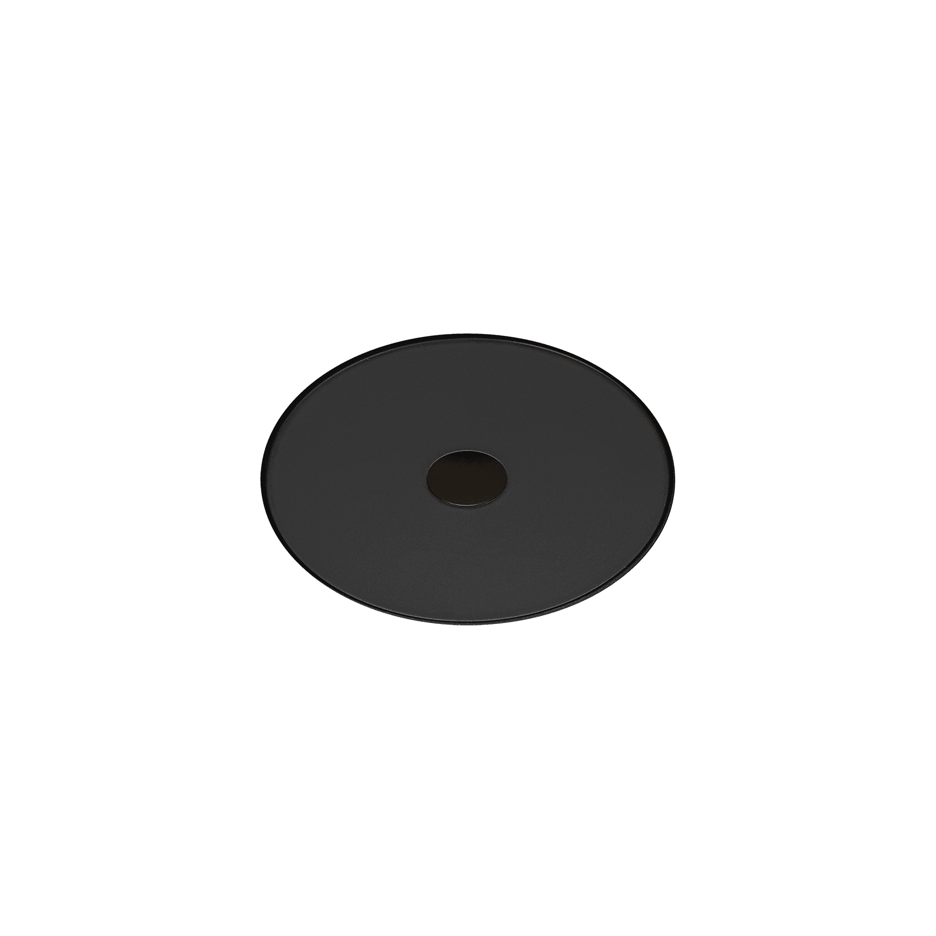 Black version of the Dea Stella S (trimless), a recessed pin hole luminaire designed by Karizma Luce.