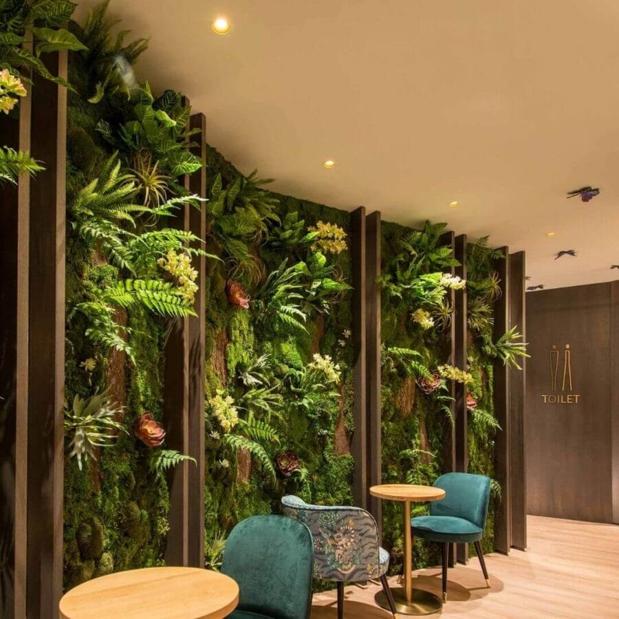 Hospitality project with Karizma Luce's Dea Amata luminaire.