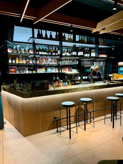 Bar with Caro lighting
